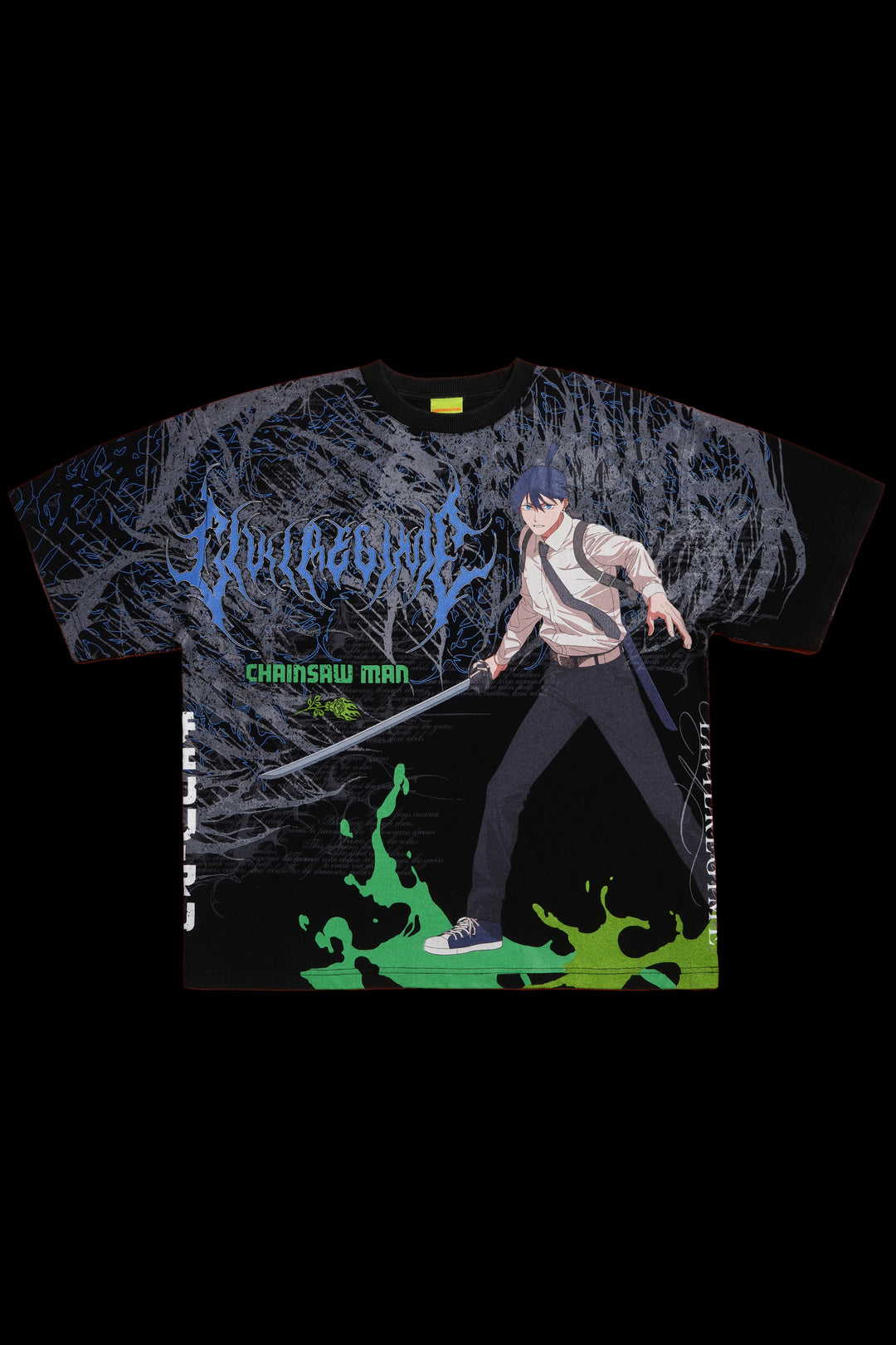 Chainsaw Man SBS 199X Tee "Box Set" in Vintage Black
