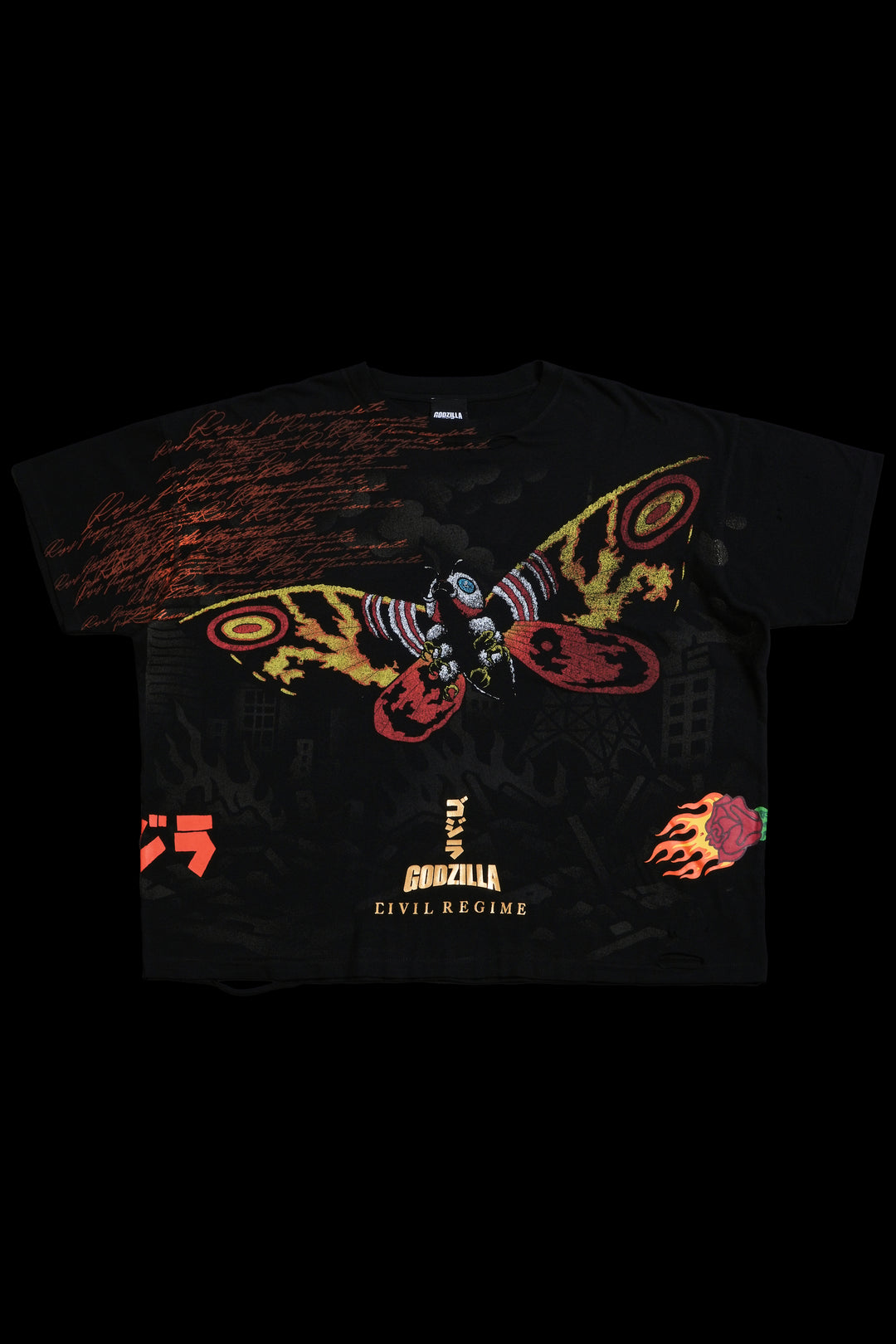 Godzilla Side By Side Everyday DISTRESSED Tee "Box Set" in Black