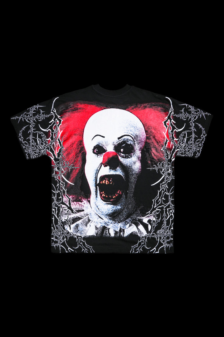 Clown Rage American Classic Oversized Tee in Black