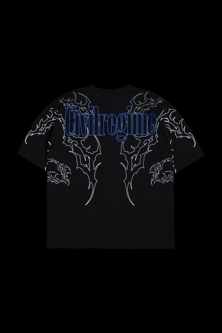 Wrath Of Gojo "Side By Side" 199X Oversized Tee in Black