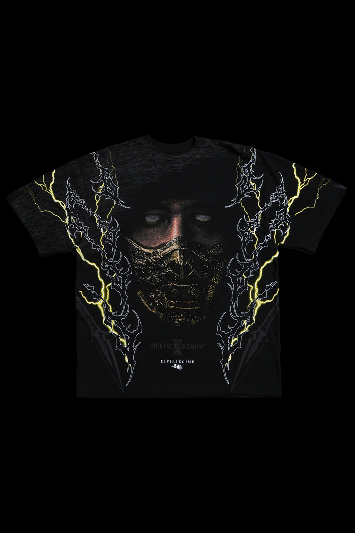 Scorpion Regime American Classic Oversized Tee in Black