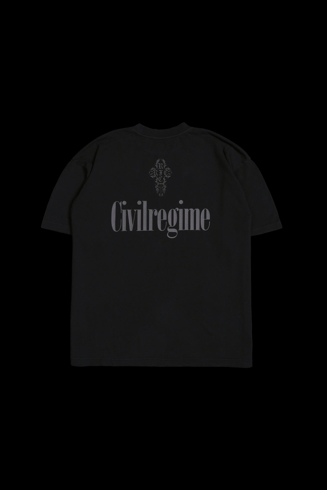 Finish Her American Classic Oversized Tee in Black