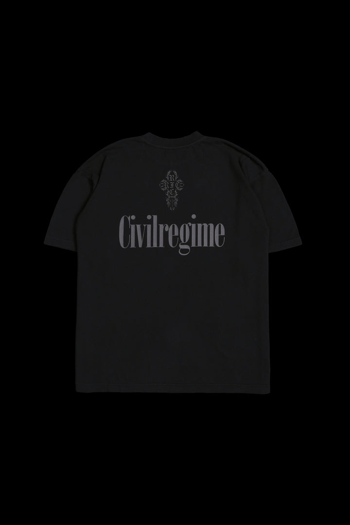 Finish Her American Classic Oversized Tee in Black
