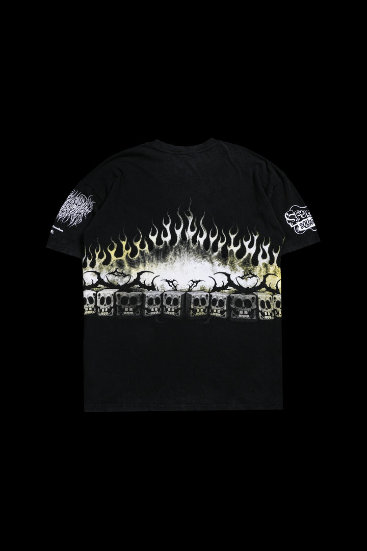 This Is Chaos American Classic Oversized Tee in Vintage Black