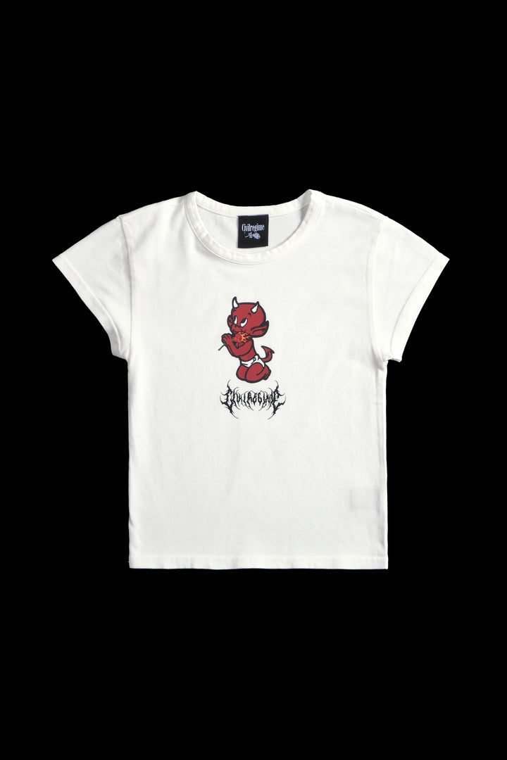 Devil Child Baby Tee in Butter
