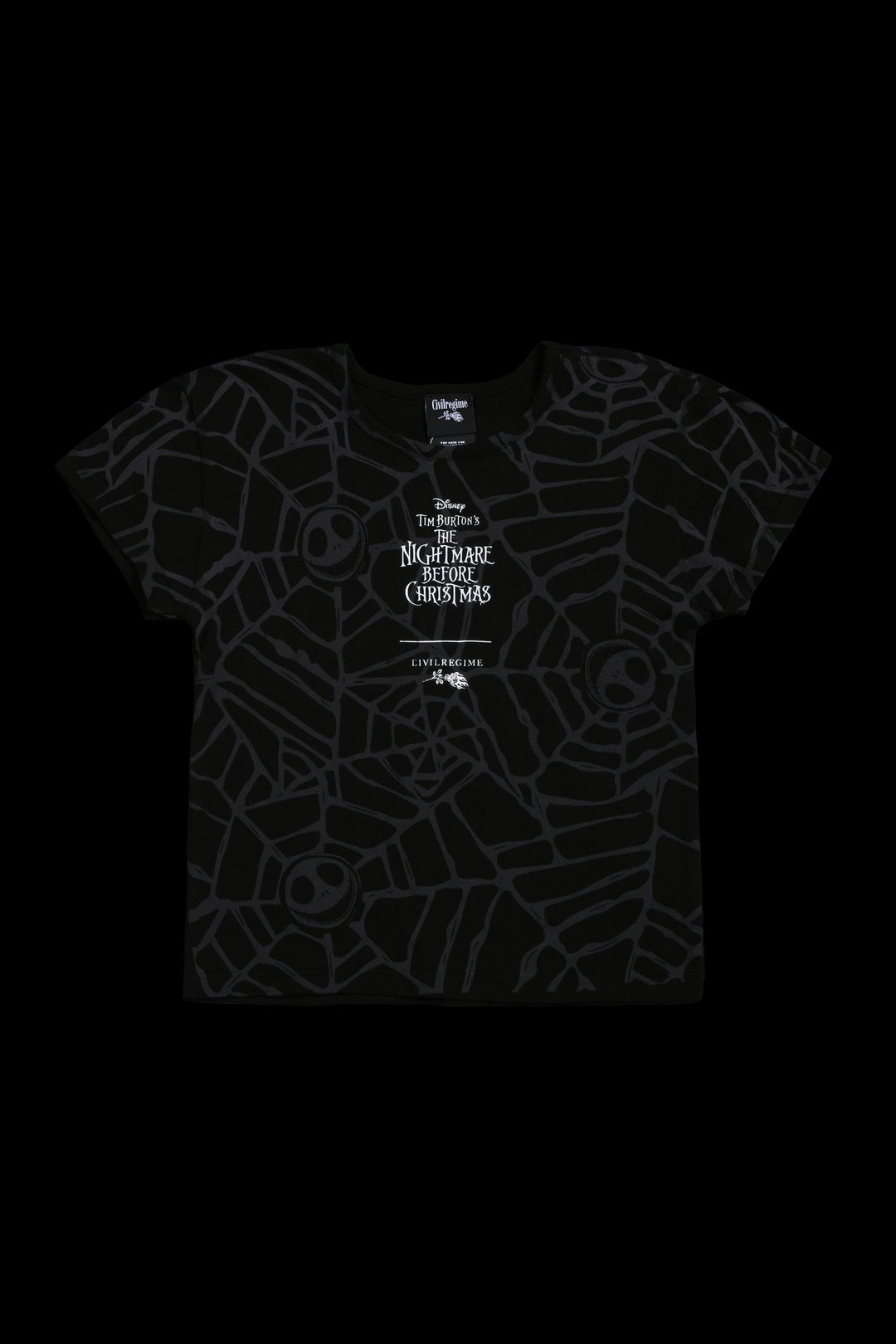 Entangled Baby Tee 2.0 in Black
