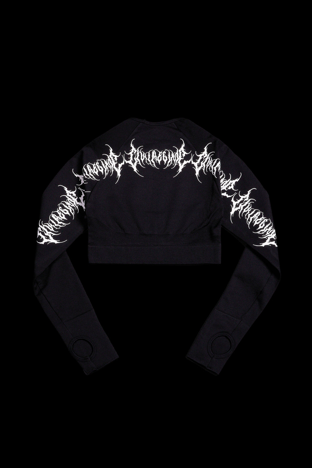 Rise Up Seamless L/S Top in Black