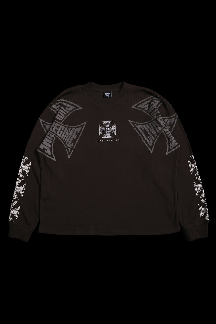 Beneath The Ash Obsidian Waffle Thermal in Brown