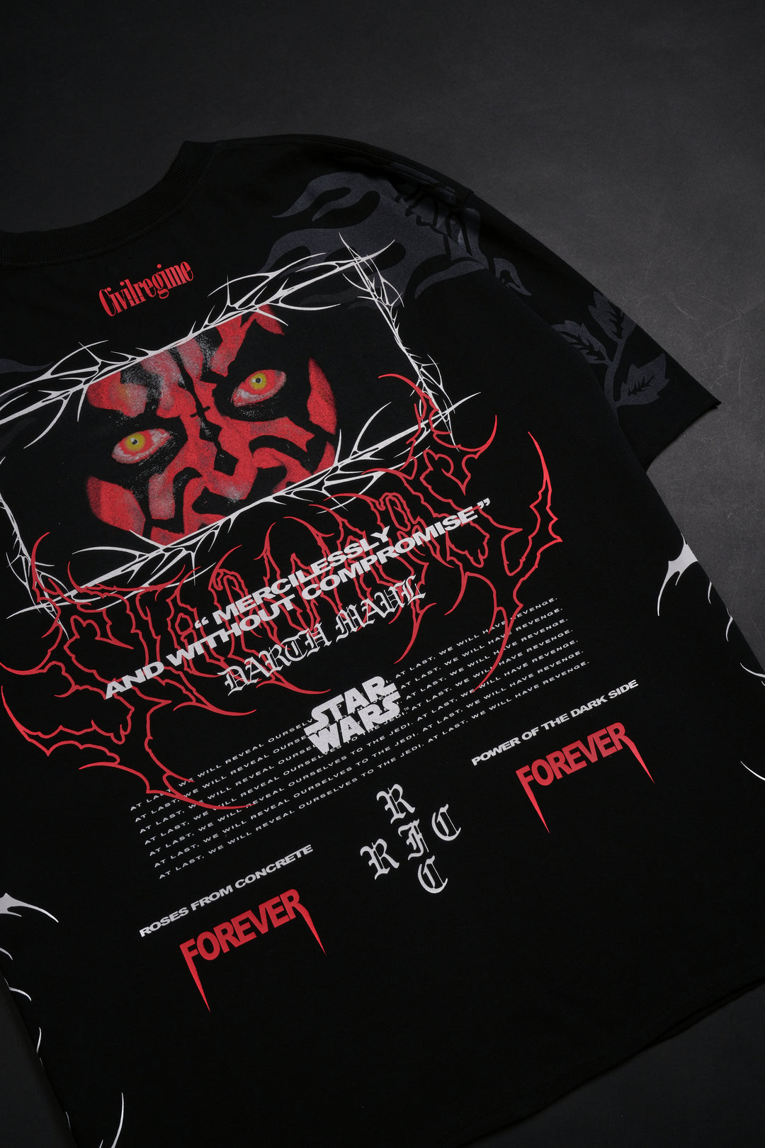 Darth Maul Forever Dungeon Tee in Black