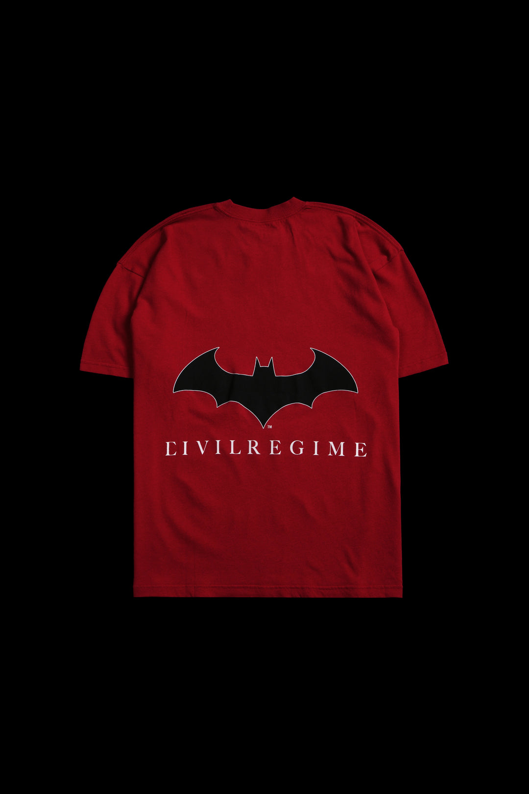 Batman Takeover American Classic Oversized Tee in Radiant Red