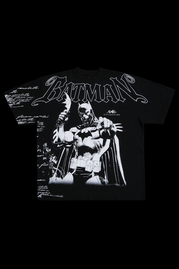 Batman Takeover American Classic Oversized Tee in Black