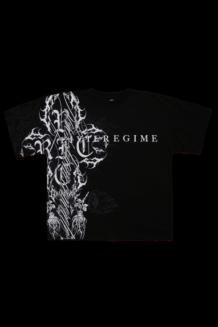 Fear Of Spiders 199X Oversized Tee in Black