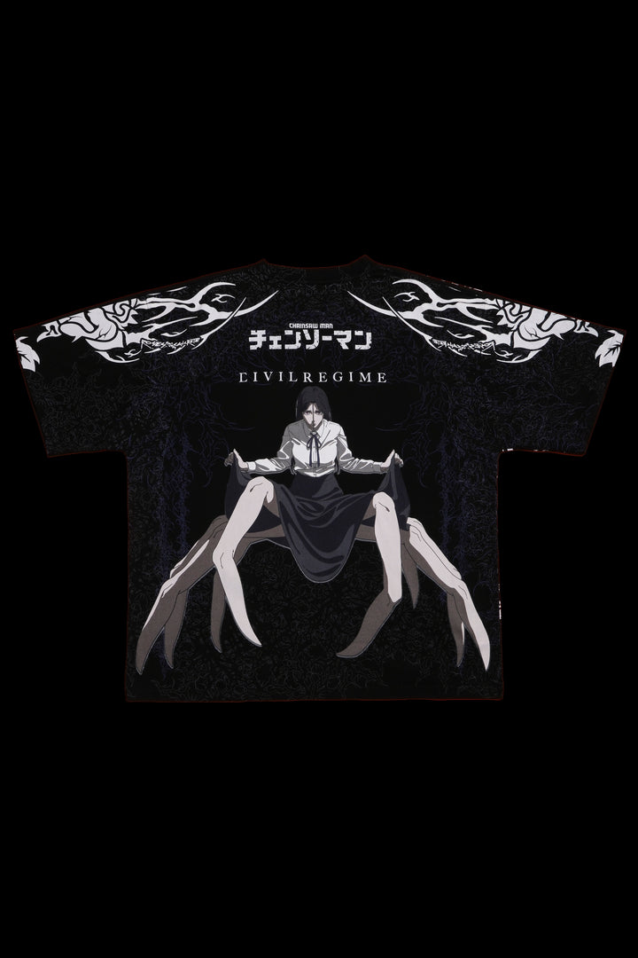 Fear Of Spiders 199X Oversized Tee in Black