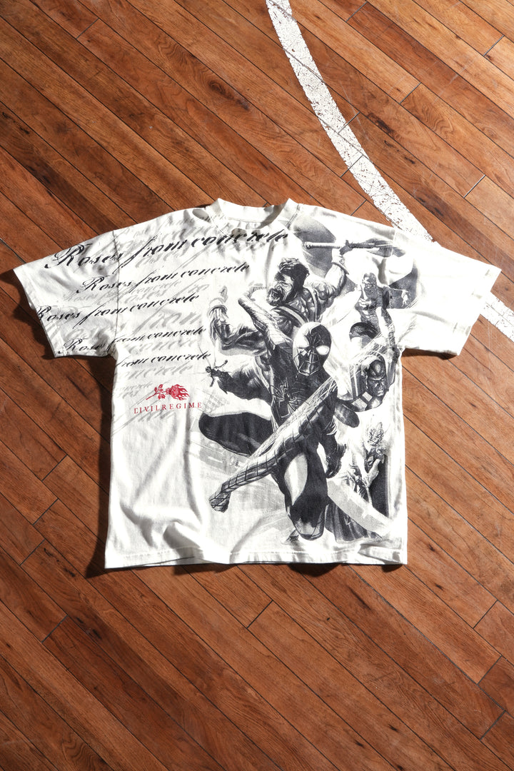 Show Of Power American Classic Oversized Tee in Butter