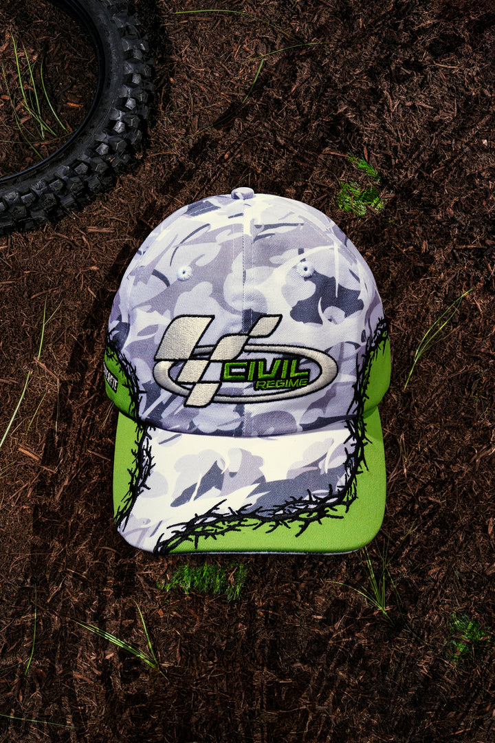 Civil.Exe Dad Hat in Gray Camo