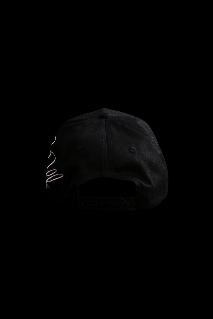 F*ck Off 5 Panel Strapback Hat in Black