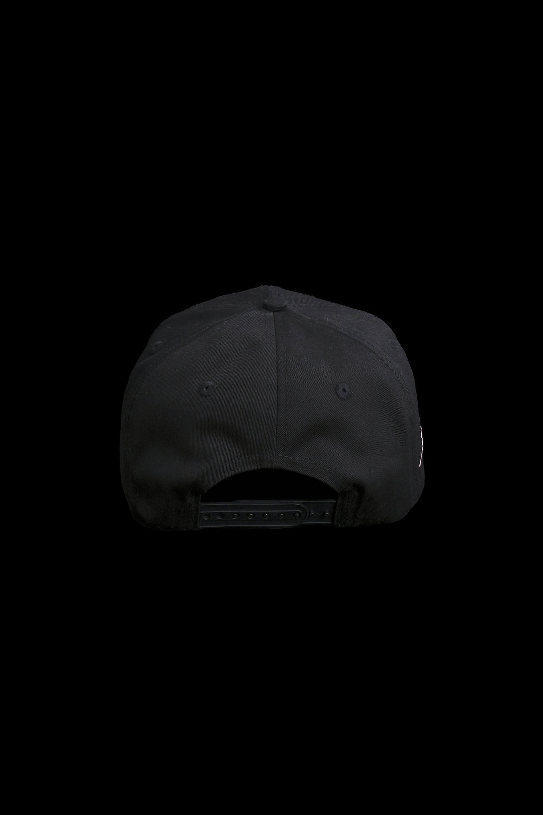 Fierce And Fluid 5 Panel Strapback Hat in Black