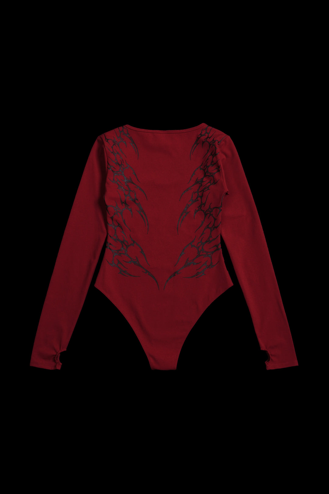 Scarlet Thorne Pookie L/S Bodysuit in Radiant Red