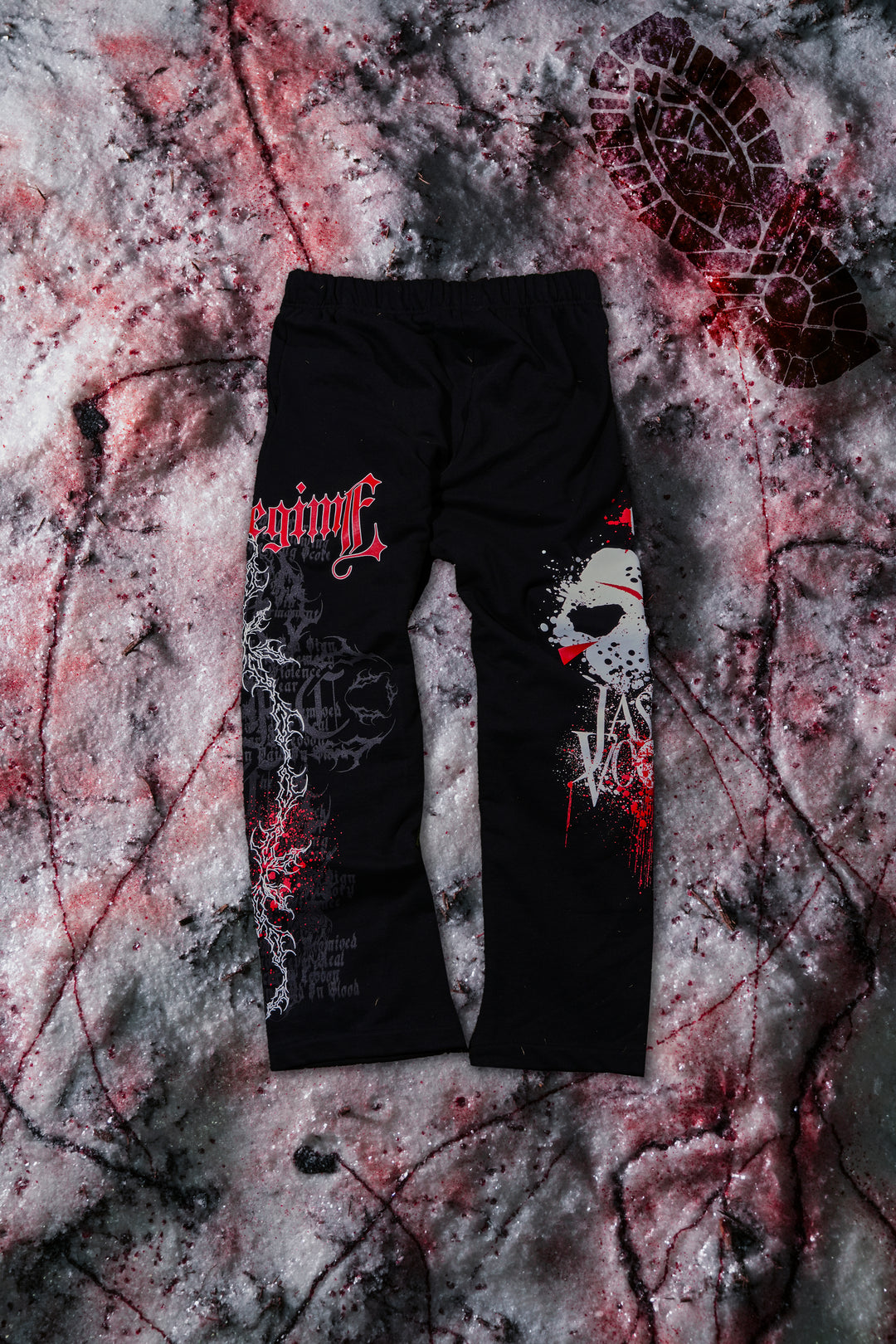 Eyes On The Scene Eternal Wide Leg Fleece Pants in Black