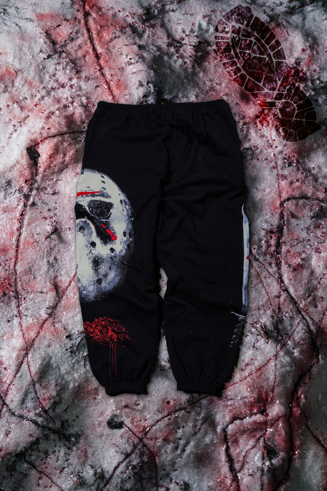 Crystal Lake Tales Lounger Sweat Pants in Black