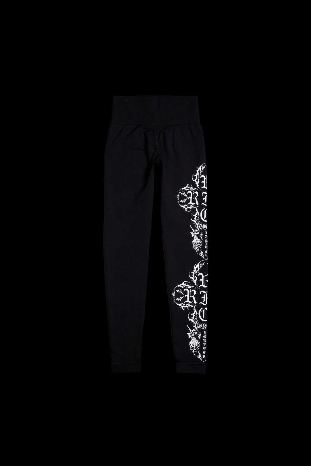 Rise Up Kelly Seamless Scrunch Leggings in Black