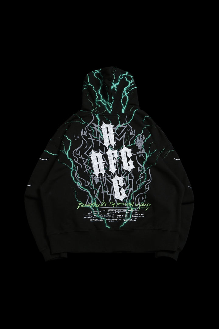 Electric Rage Forever Hoodie in Black