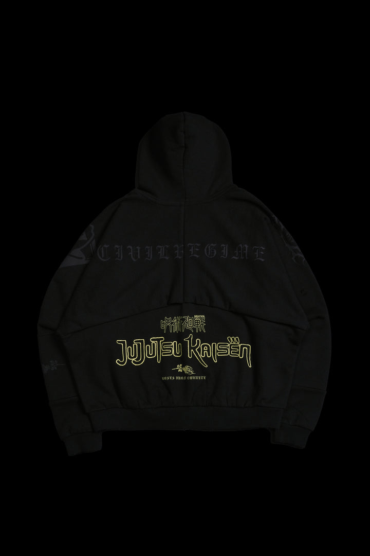 Cursed Night Destroy Hoodie in Black