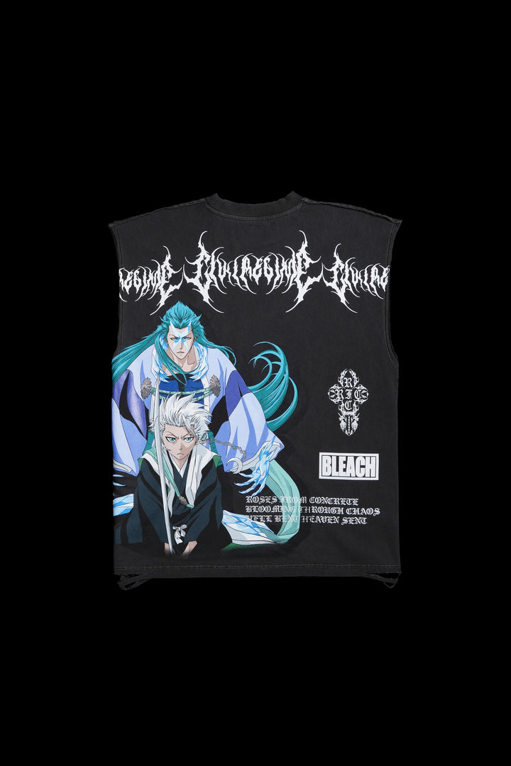 Reaper Blooming FMR Muscle Tee in Vintage Ashes
