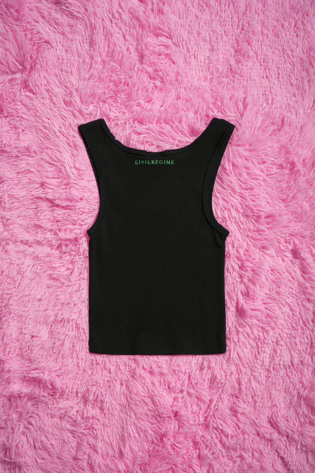 Bratz Forever Cropped Ribbed Tank in Black