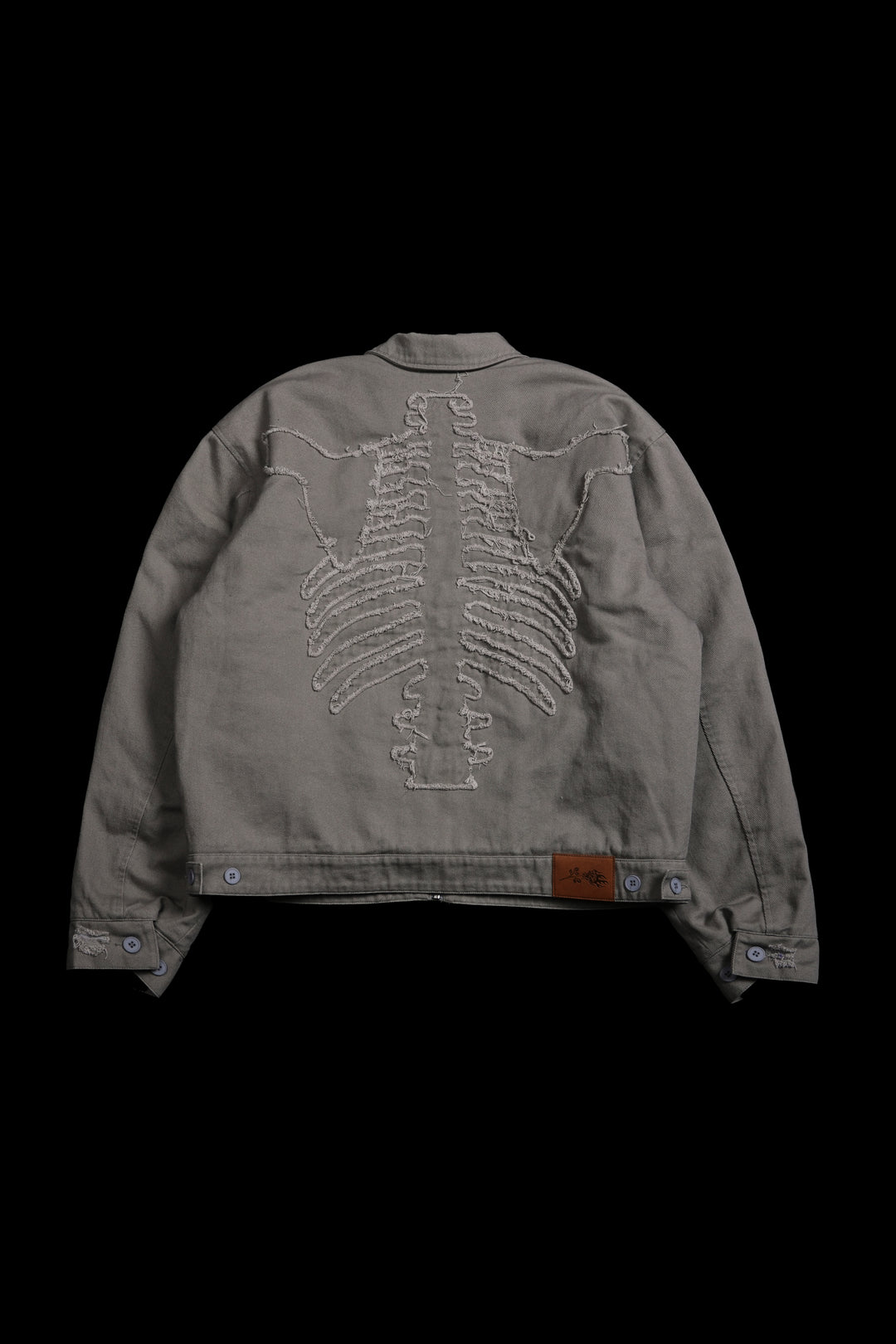 I Have A Dark Secret Work Jacket in Ash Gray