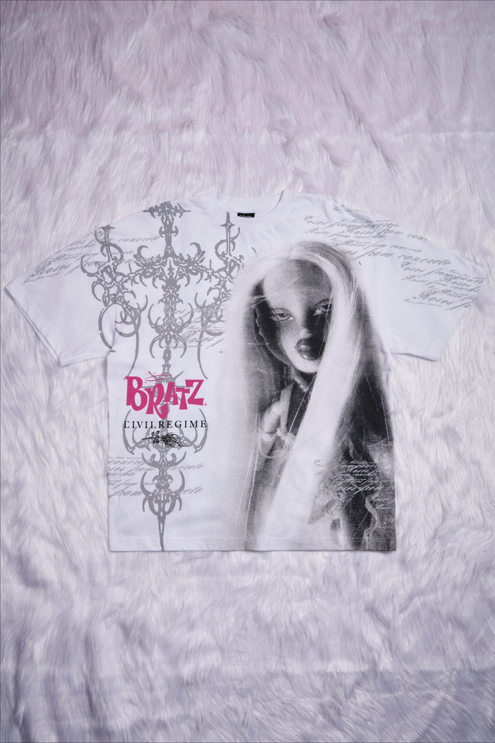 Delicate Destruction American Classic Oversized Tee in White