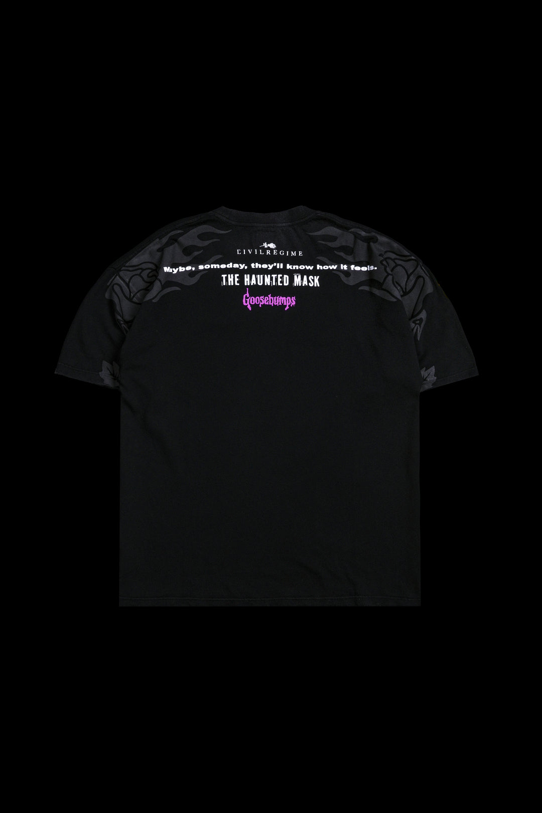 Haunted Mask American Classic Oversized Tee in Vintage Black