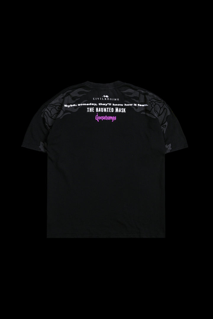 Haunted Mask American Classic Oversized Tee in Vintage Black