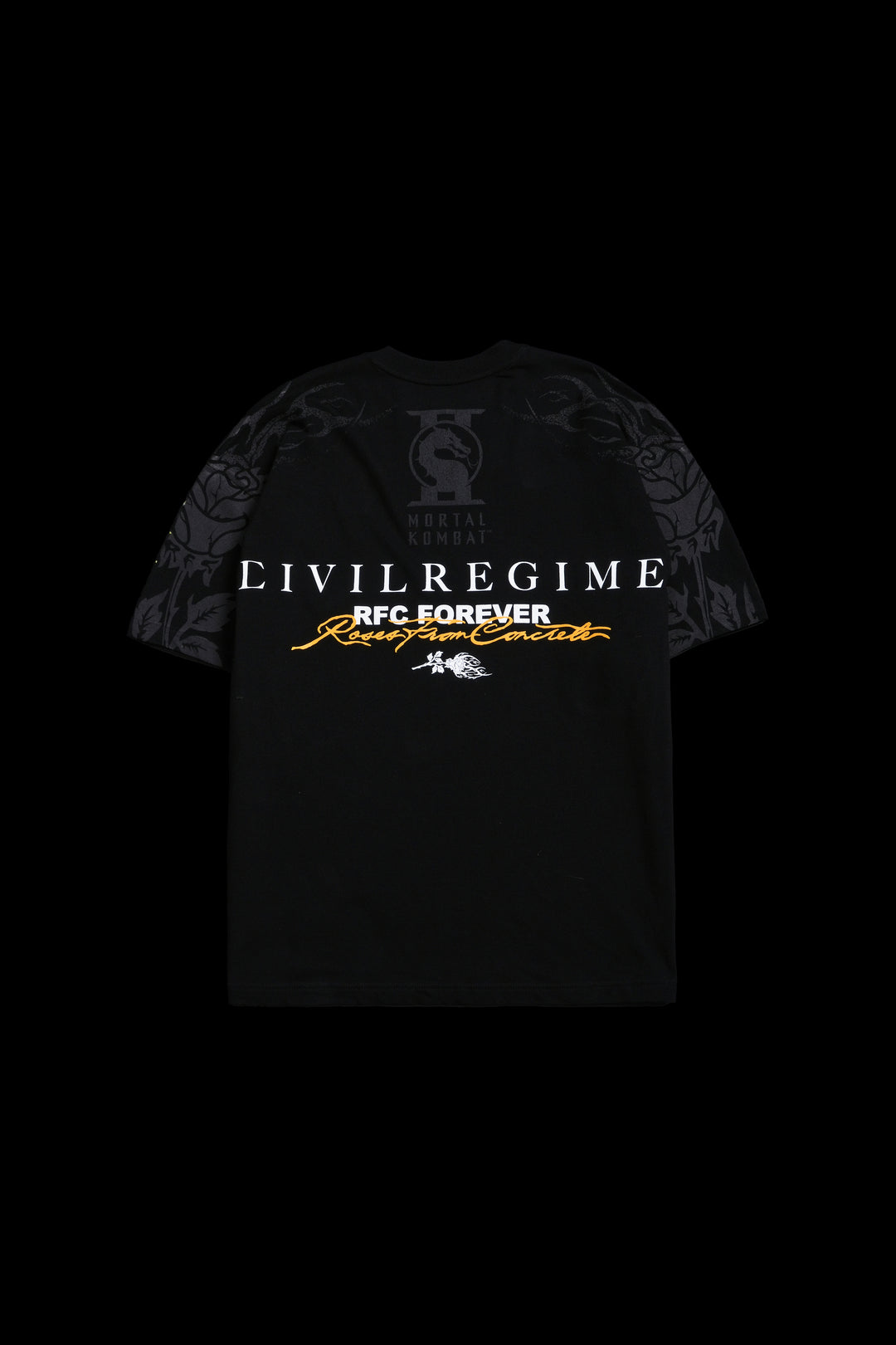 Scorpion Regime American Classic Oversized Tee in Black