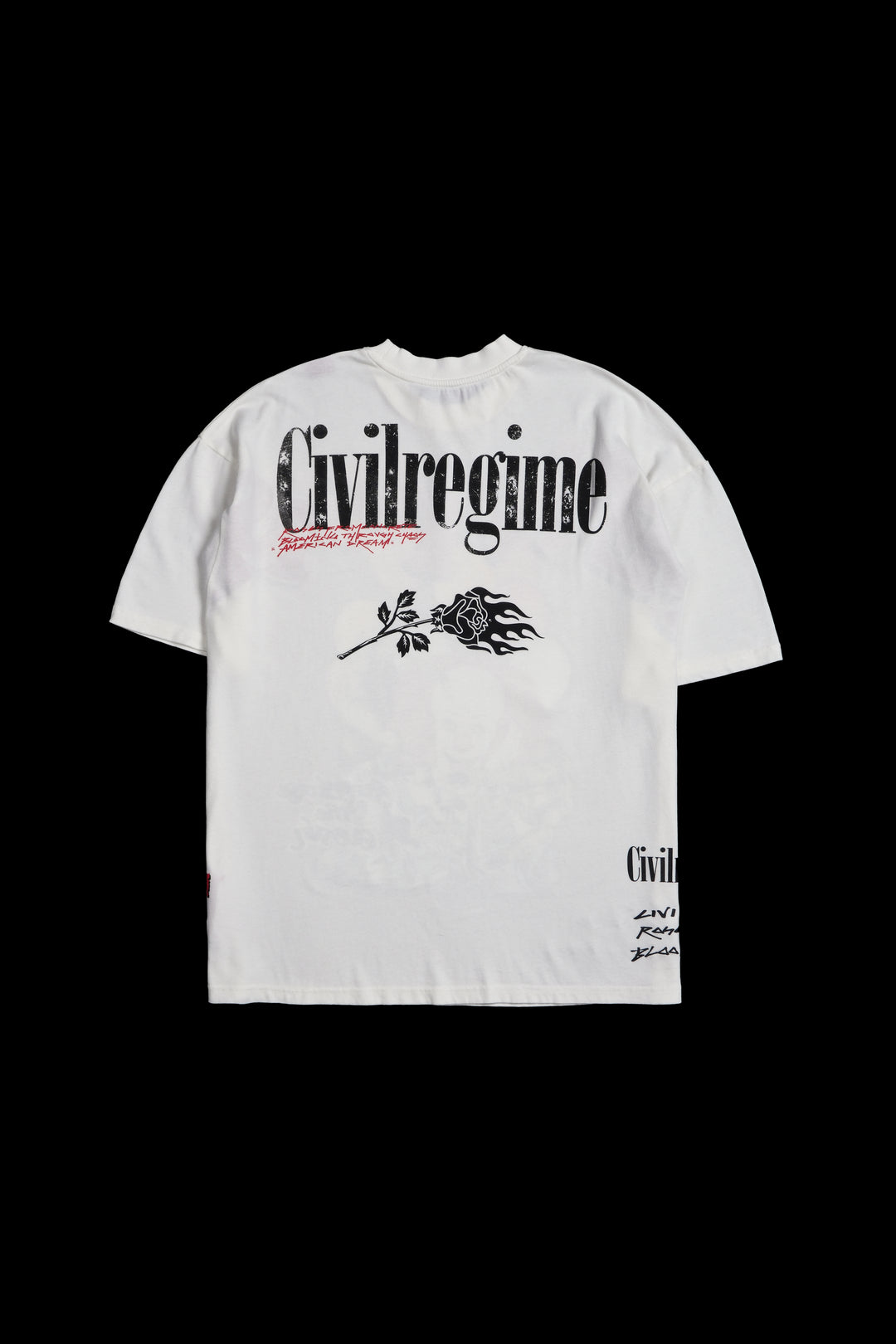 Pennywise's Chaos American Classic Oversized Tee in Butter