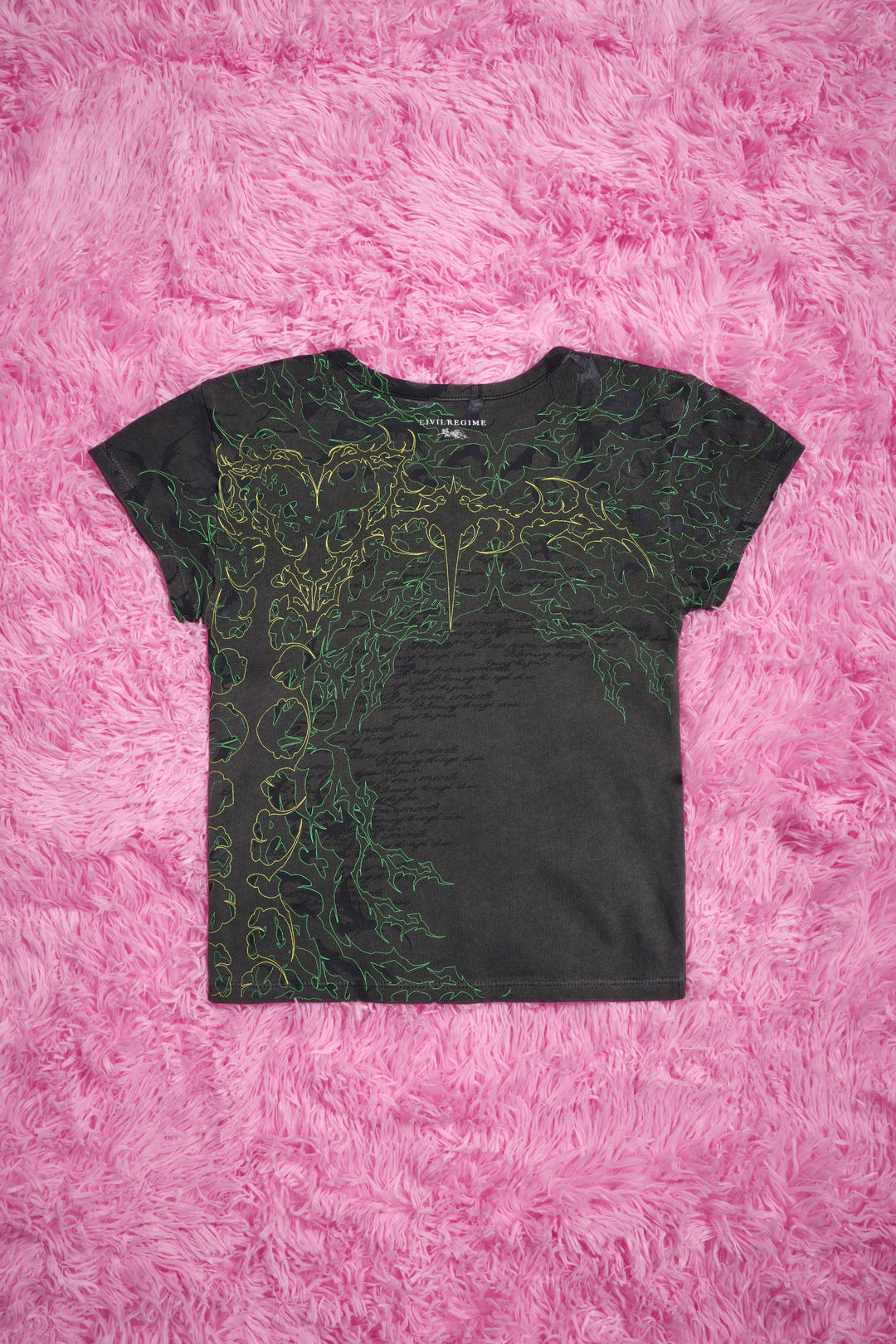 Jaded Baby Tee in Vintage Ashes