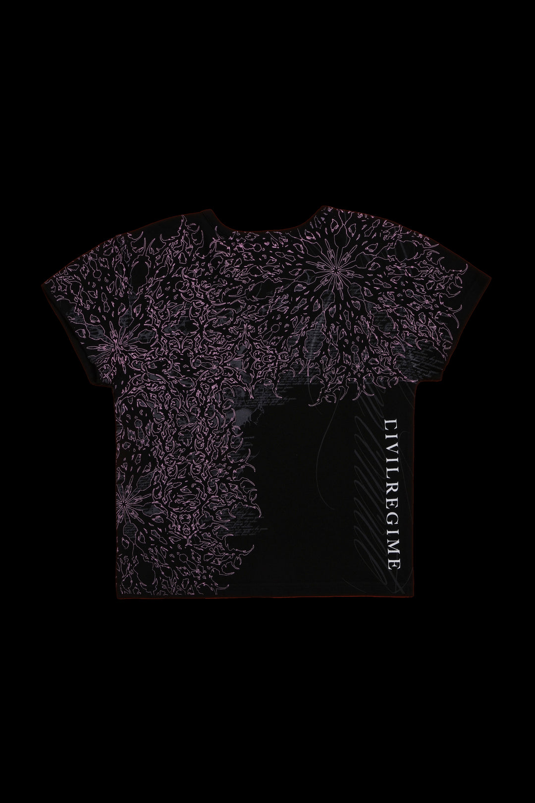 Angelic Threat Baby Tee in Black