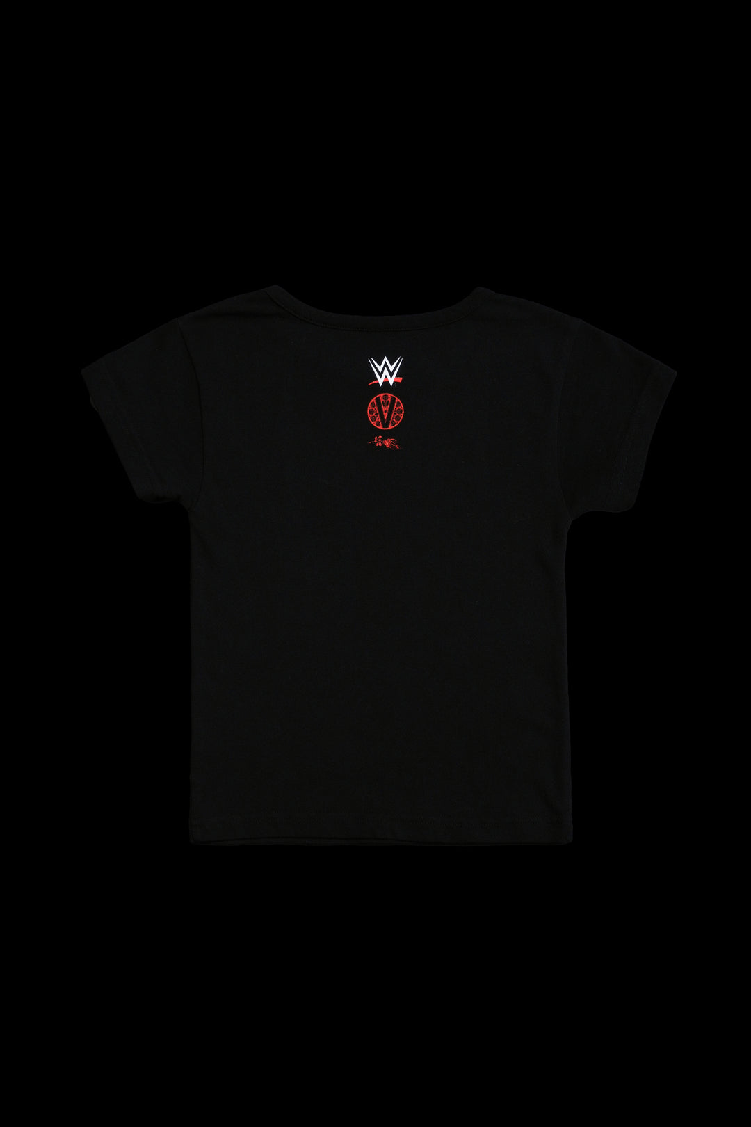 The Red Reign Baby Tee in Black