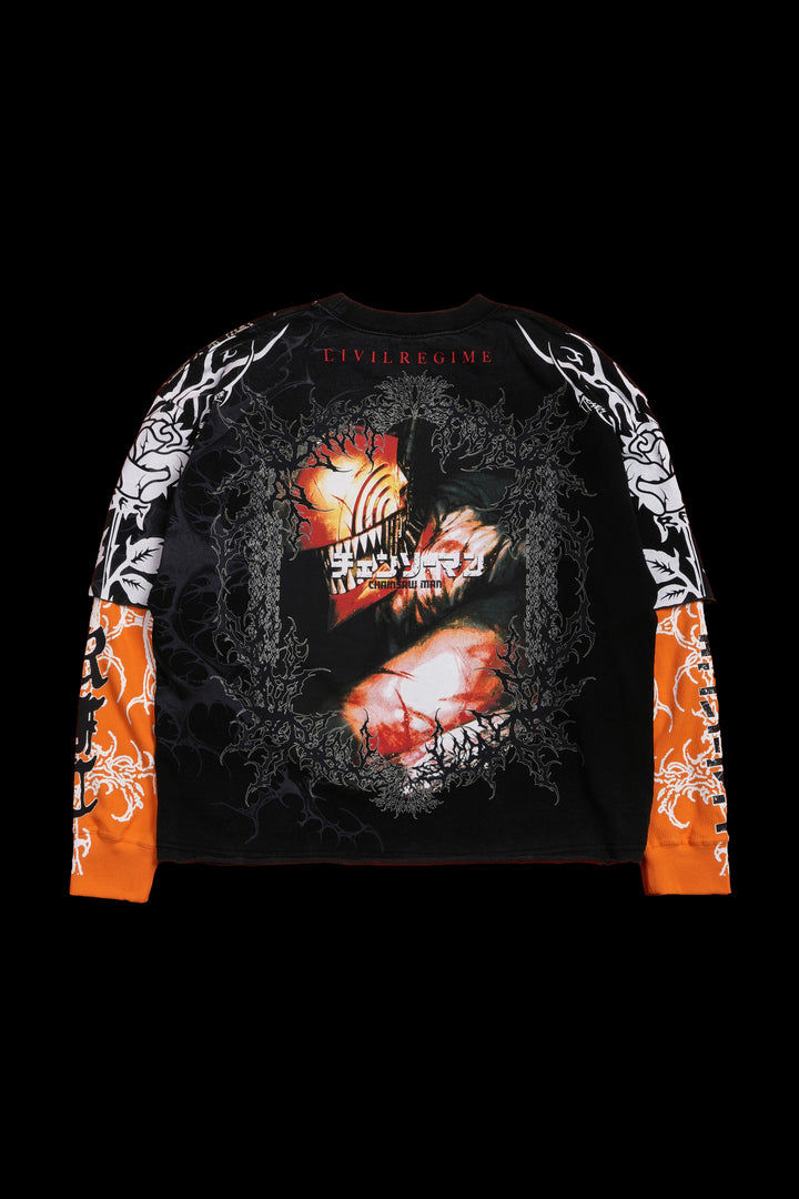 Chain Fiend 199X Twofer in Vintage Black/Orange