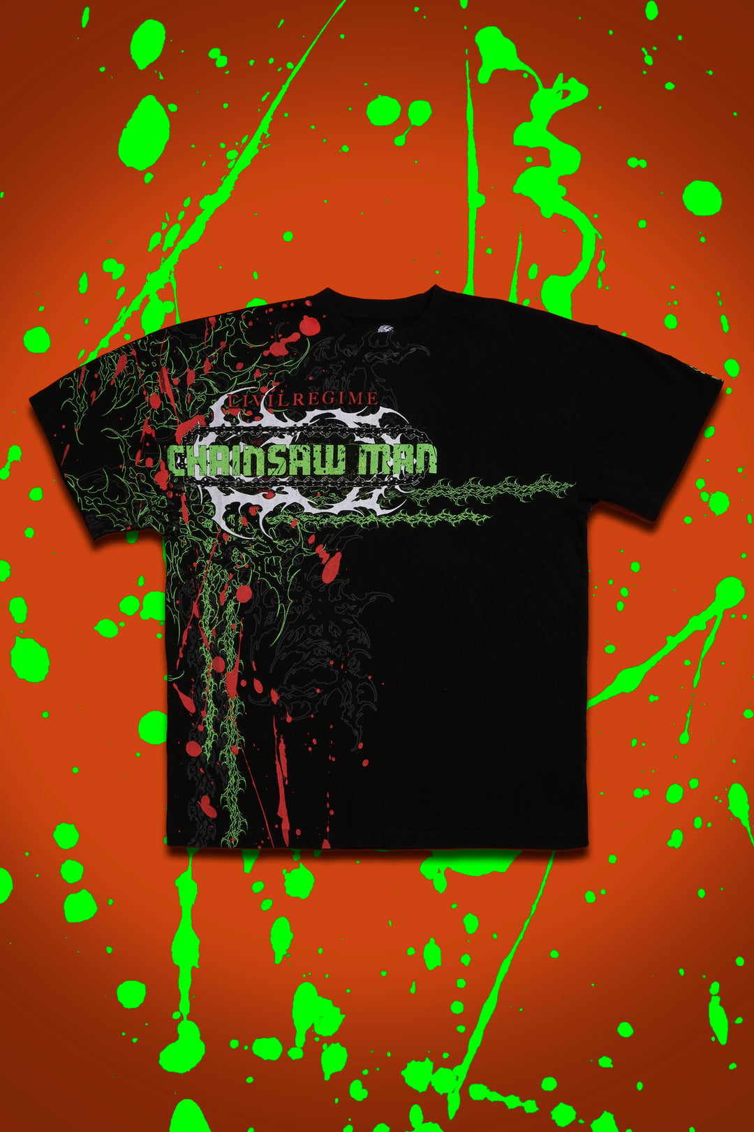 Green Blood American Classic Oversized Tee in Black