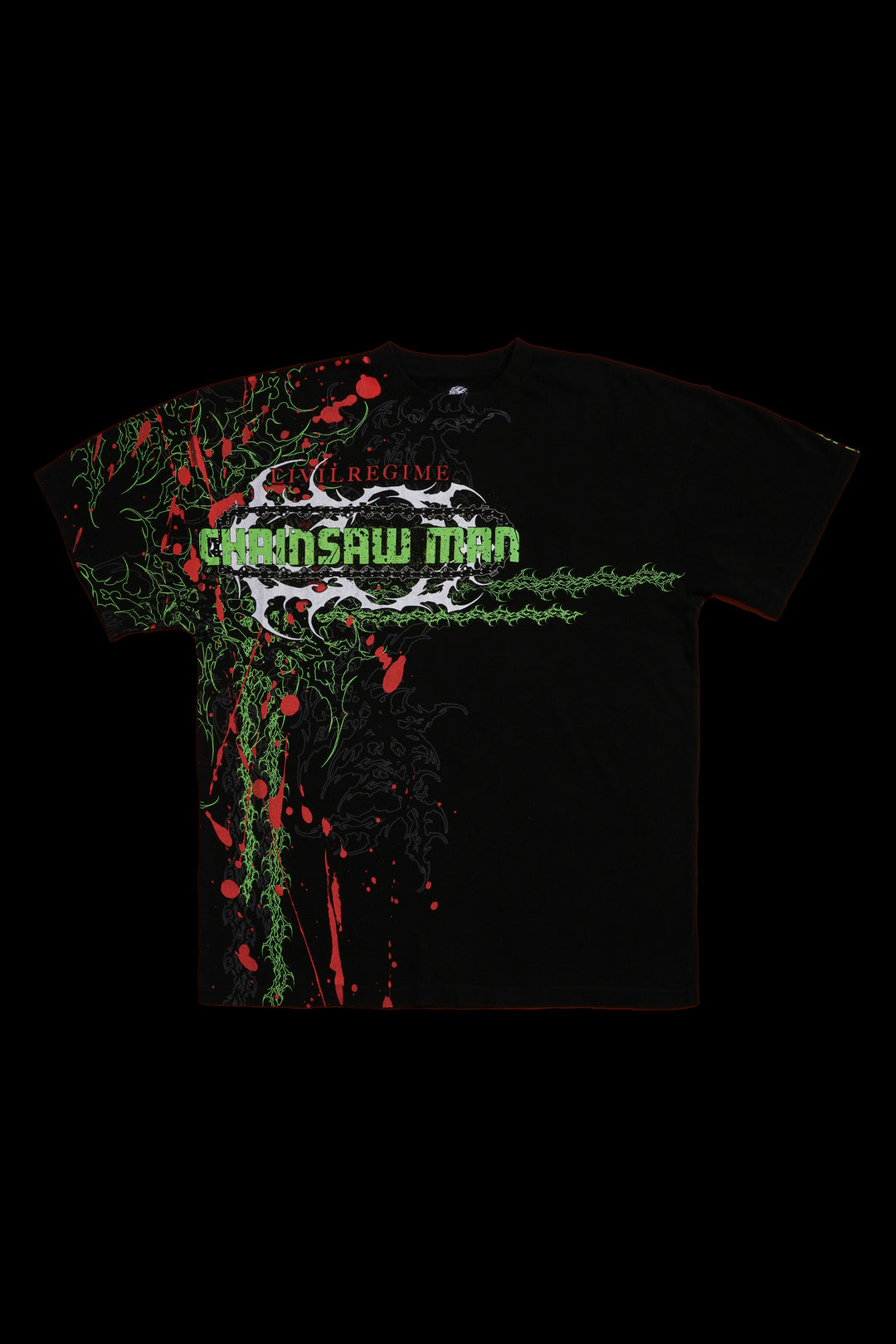 Green Blood American Classic Oversized Tee in Black