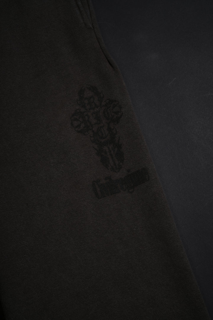 Concrete Sin Wide Leg Fleece Pants in Sun Wash Brown