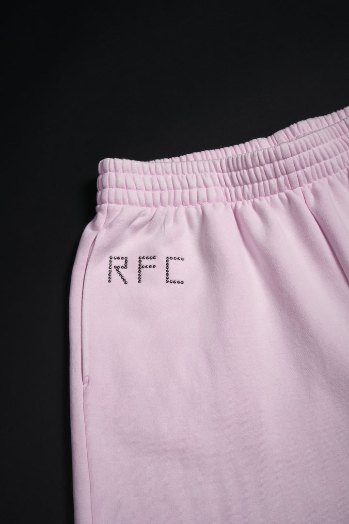 Concrete Sin Baggy Shorts in Sun Wash Baby Pink