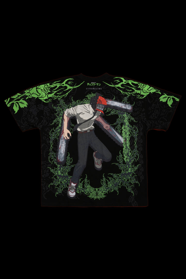 Green Blood American Classic Oversized Tee in Black