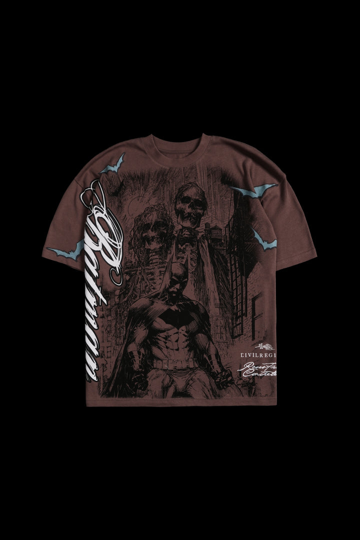 Eternal Watch American Classic Oversized Tee in Mojave Brown