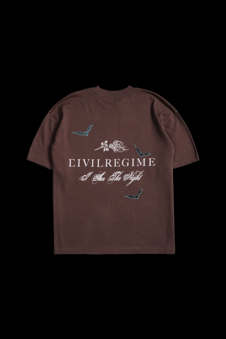 Eternal Watch American Classic Oversized Tee in Mojave Brown