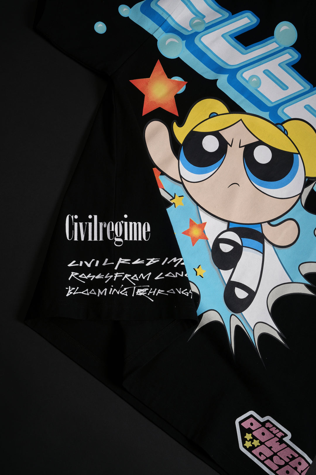 Bubble's Chaos 199X Oversized Tee in Black