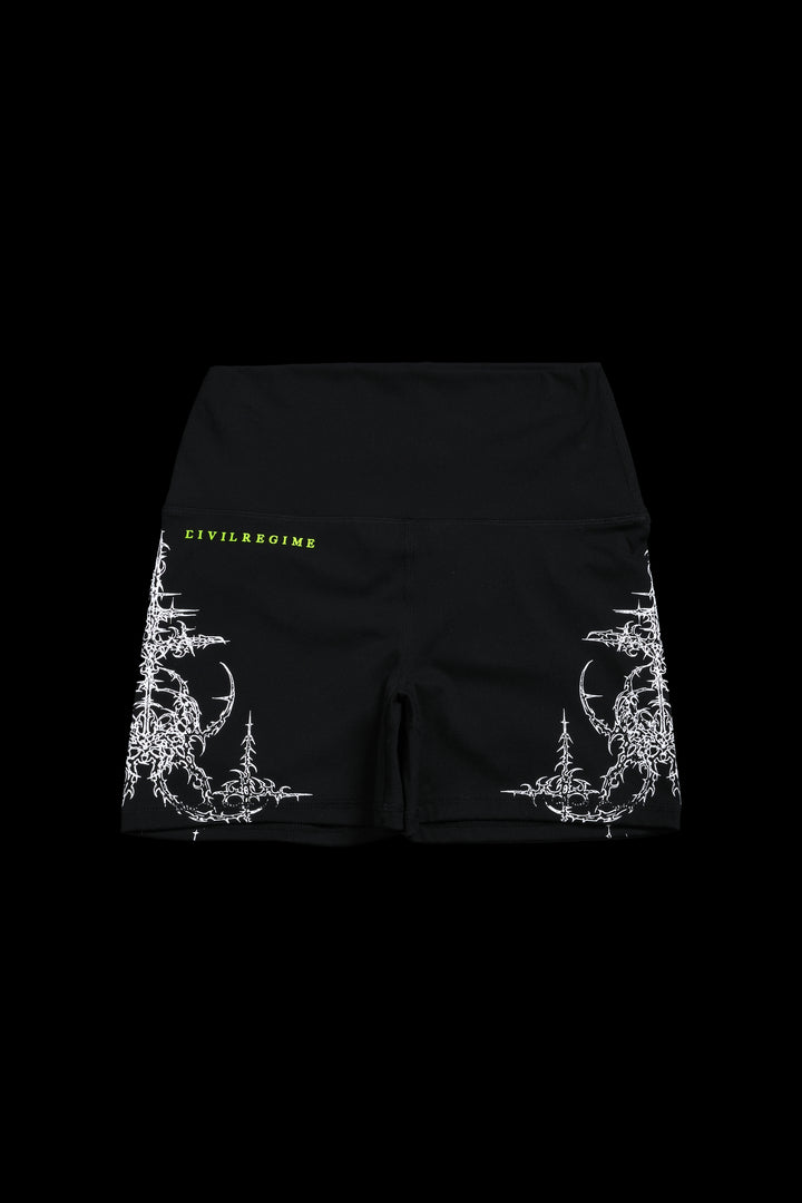 Lucid Chaos Nahstia Energy Shorts in Black