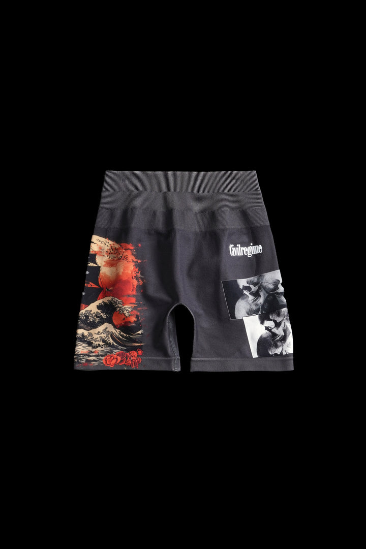 Dead At Sea Kelly Seamless Shorts in Vintage Black