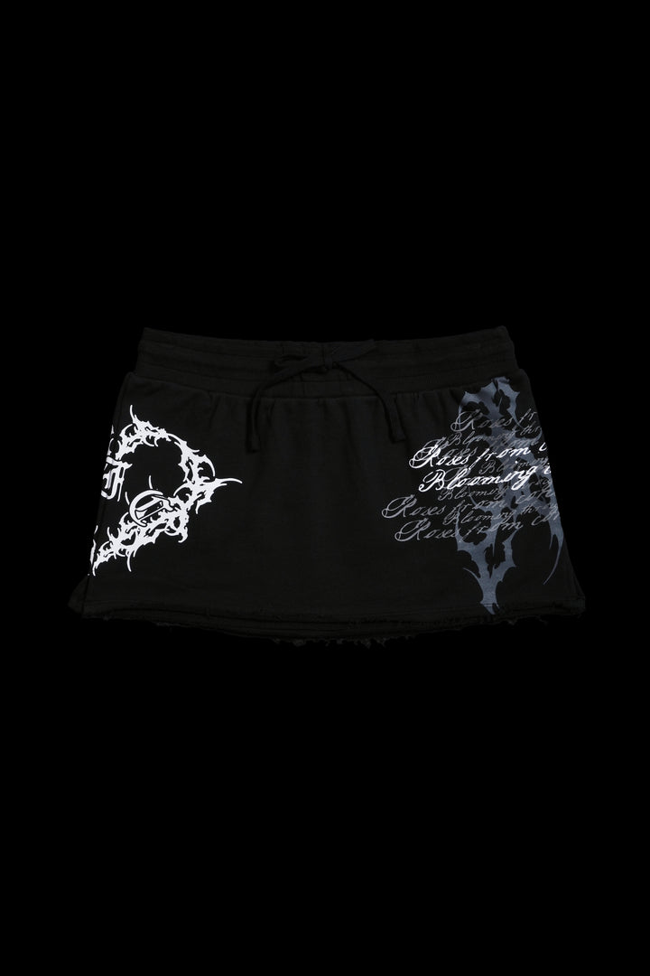 Deadly Alliance Mini Skirt in Black